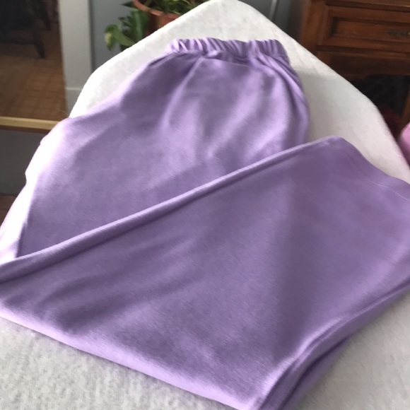 Light Lavender pull on knit pants - Picture 4 of 4